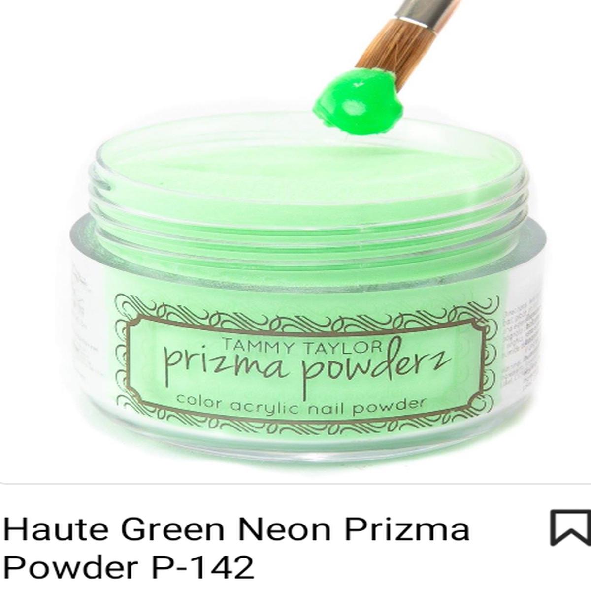 TAMMY TAYLOR COLORED ACRYLIC POWDER PRIZMA 1.5OZ – HAUTE GREEN NEON